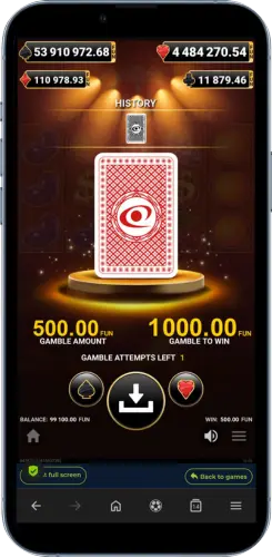 Shining Crown Gamble Kartenspiel